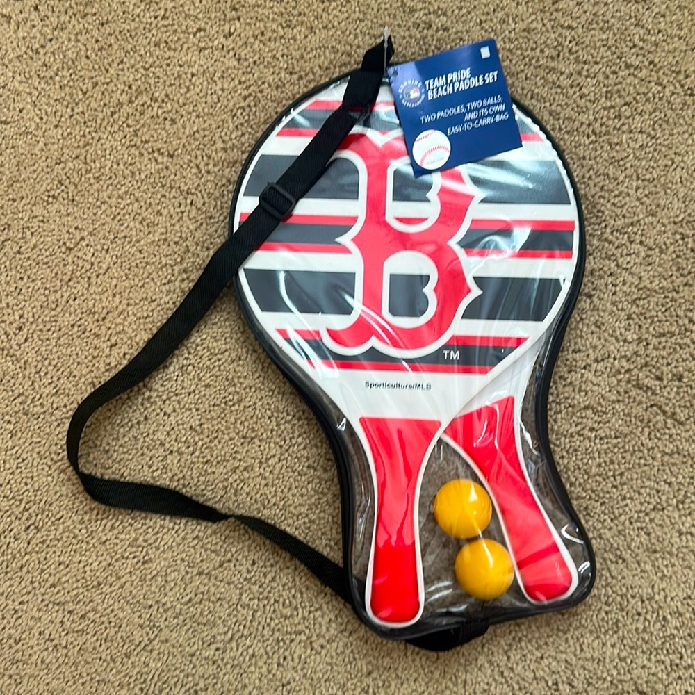 Red Sox Beach Paddle Set - brand new